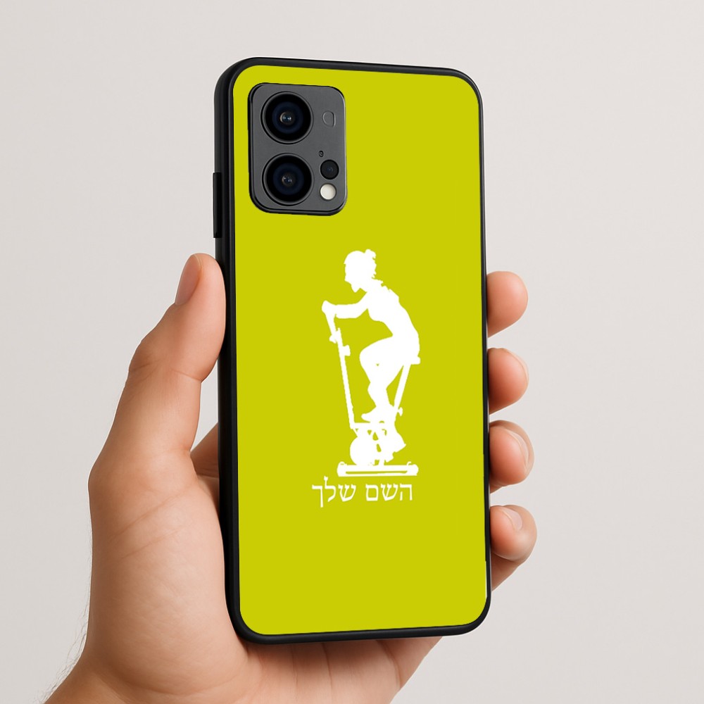 כיסוי בעיצוב אישי עם השם שלך לדגם - Motorola Edge 50 Fusion 5G בעיצוב אימון ספינינג - אישה