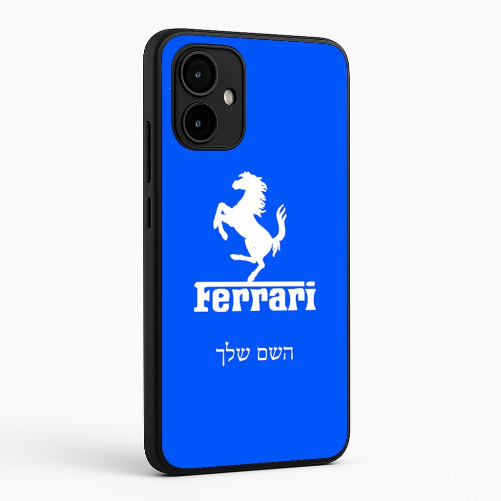 כיסוי בעיצוב אישי עם השם שלך לדגם - Motorola Edge 50 Neo 5G בעיצוב פרארי