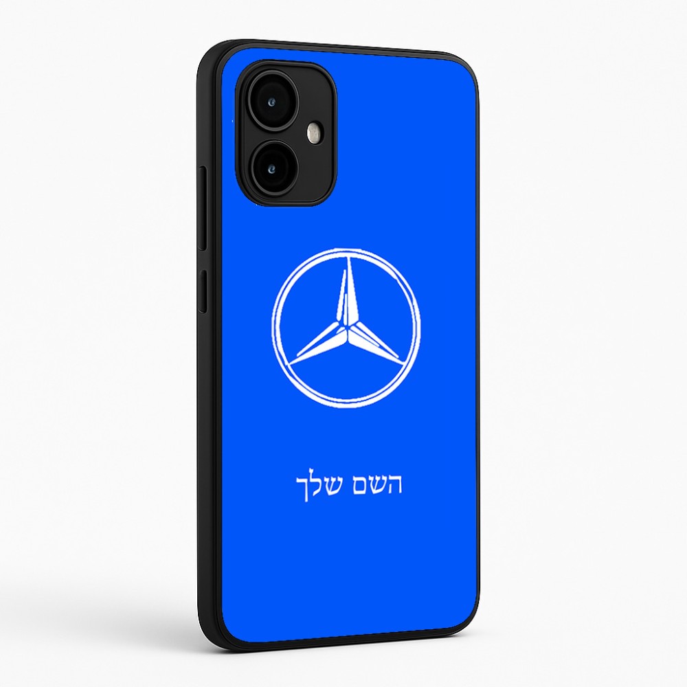 כיסוי בעיצוב אישי עם השם שלך לדגם - Motorola Edge 50 Neo 5G בעיצוב מרצדס-בנץ