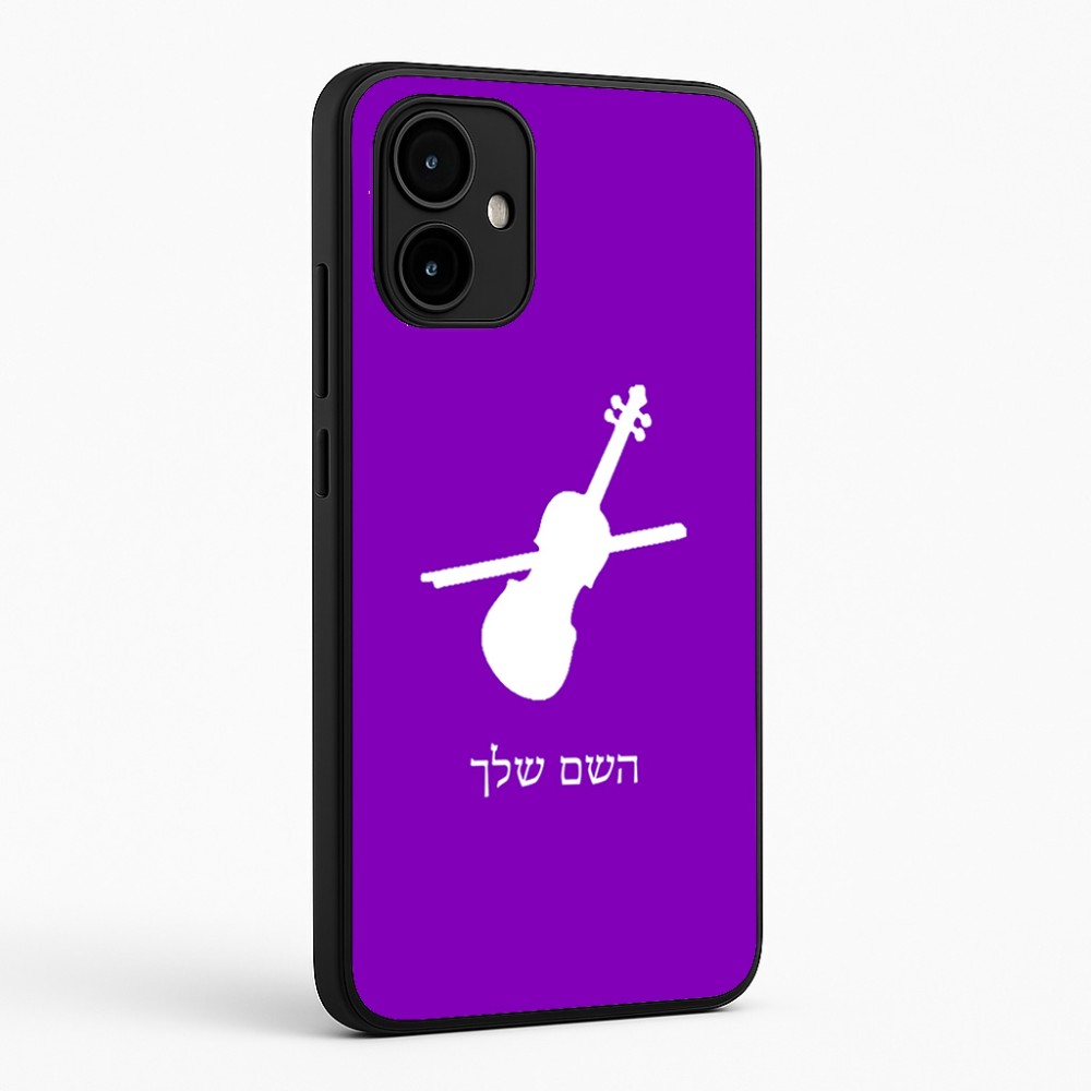 כיסוי בעיצוב אישי עם השם שלך לדגם - Motorola Edge 50 Neo 5G בעיצוב כינור