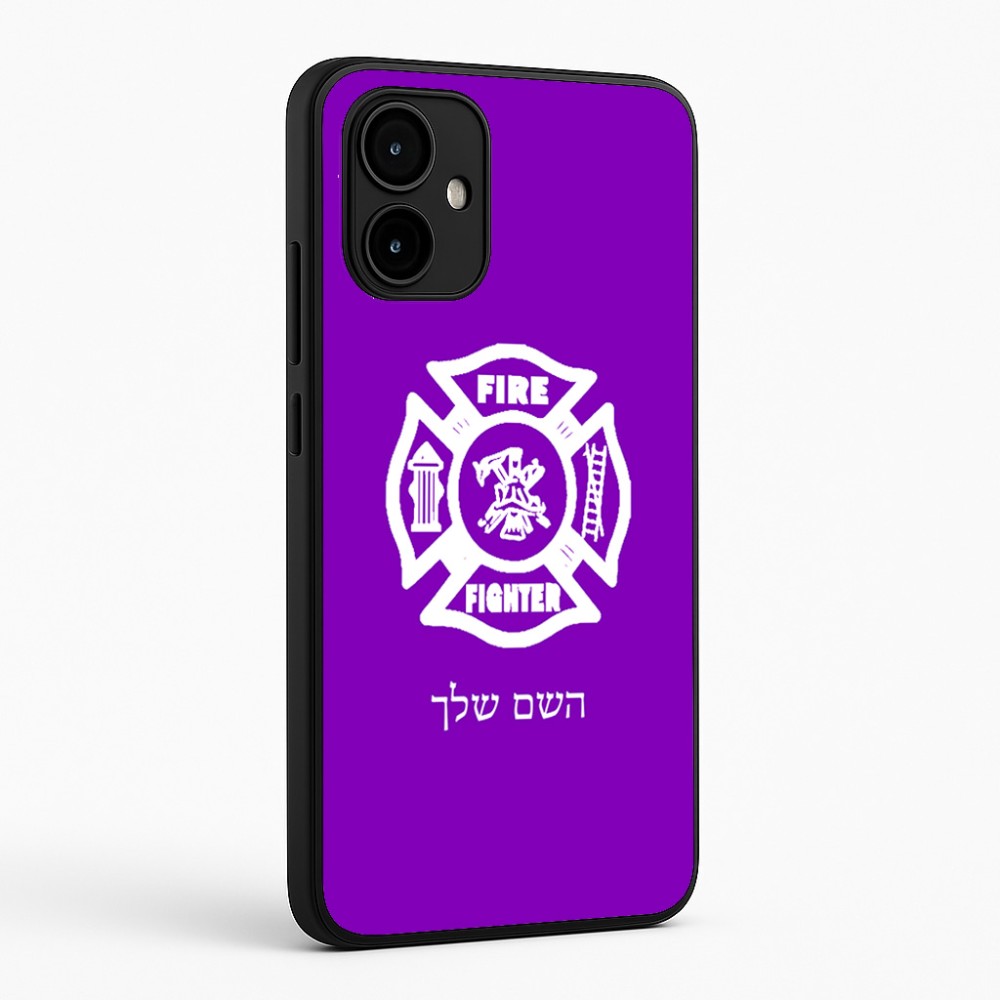 כיסוי בעיצוב אישי עם השם שלך לדגם - Motorola Edge 50 Neo 5G בעיצוב כבאי - תגית