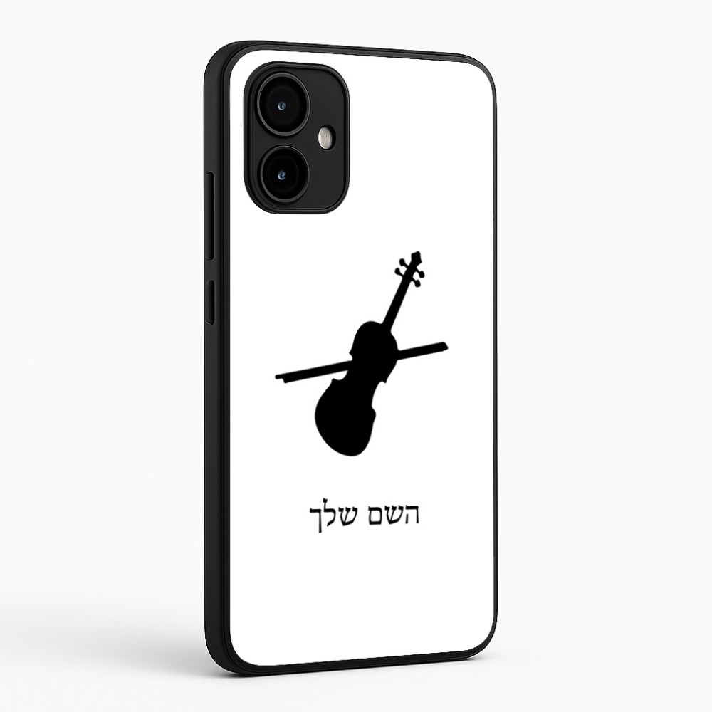 כיסוי בעיצוב אישי עם השם שלך לדגם - Motorola Edge 50 Neo 5G בעיצוב כינור