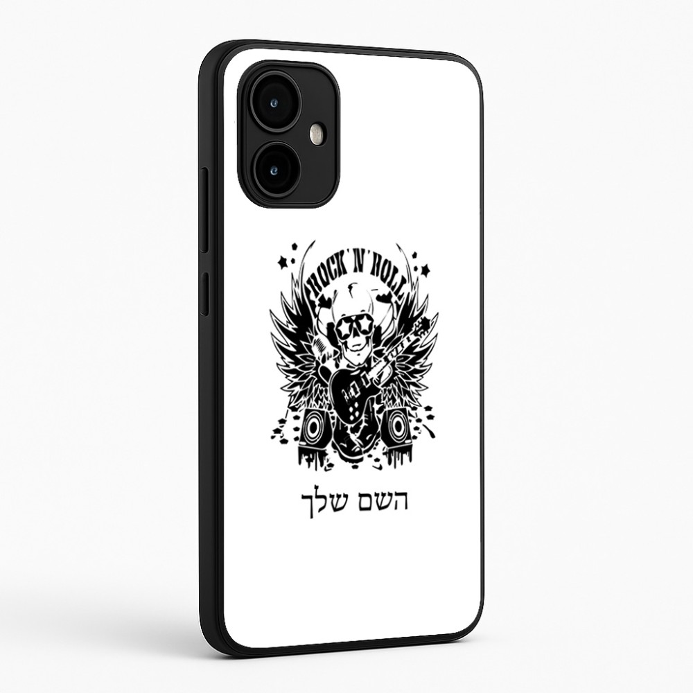 כיסוי בעיצוב אישי עם השם שלך לדגם - Motorola Edge 50 Neo 5G בעיצוב רוקנרול
