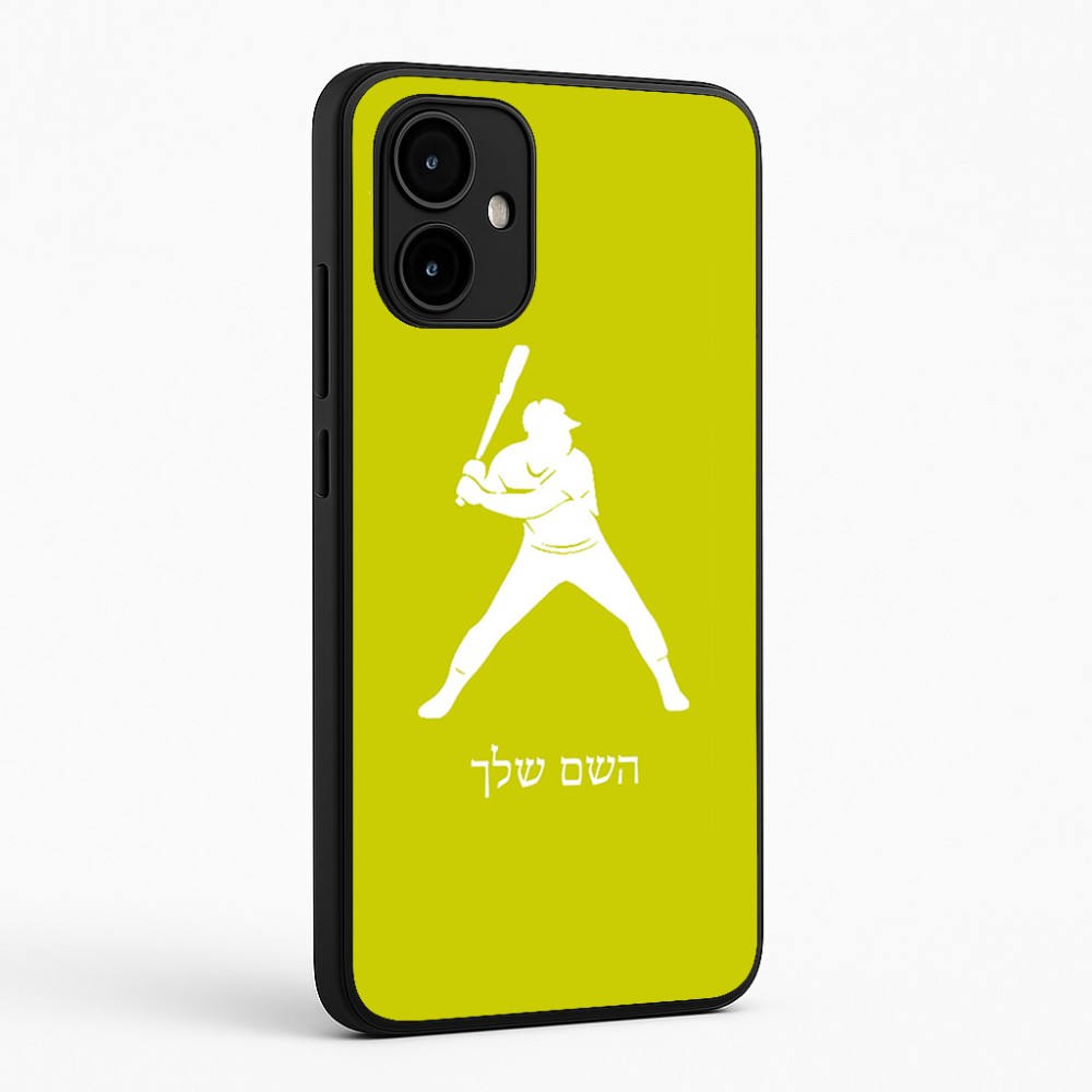 כיסוי בעיצוב אישי עם השם שלך לדגם - Motorola Edge 50 Neo 5G בעיצוב שחקן בייסבול