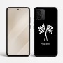 כיסוי בעיצוב אישי עם השם שלך לדגם - Motorola Edge 50 Neo 5G בעיצוב דגל המירוץ