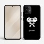 כיסוי בעיצוב אישי עם השם שלך לדגם - Motorola Edge 50 Neo 5G בעיצוב פרחי קרן