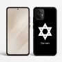 כיסוי בעיצוב אישי עם השם שלך לדגם - Motorola Edge 50 Neo 5G בעיצוב מגן דוד - מגן דוד - ישראל