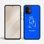 כיסוי בעיצוב אישי עם השם שלך לדגם - Motorola Edge 50 Neo 5G בעיצוב חתול