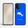 כיסוי בעיצוב אישי עם השם שלך לדגם - Motorola Edge 50 Neo 5G בעיצוב כריש ראש פטיש