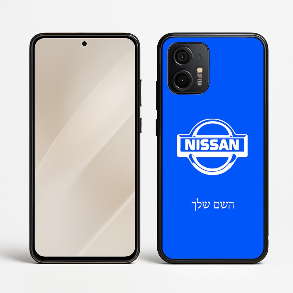 כיסוי בעיצוב אישי עם השם שלך לדגם - Motorola Edge 50 Neo 5G בעיצוב ניסאן