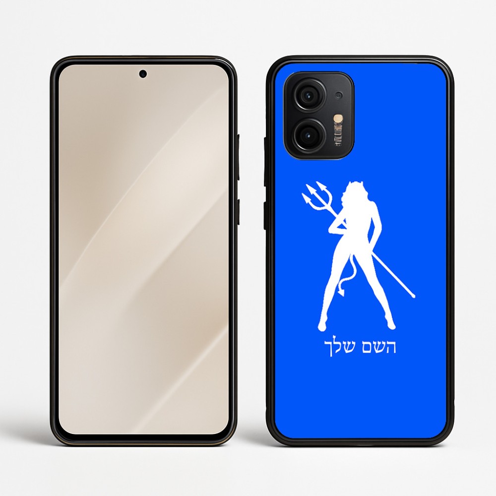 כיסוי בעיצוב אישי עם השם שלך לדגם - Motorola Edge 50 Neo 5G בעיצוב אישה שטן