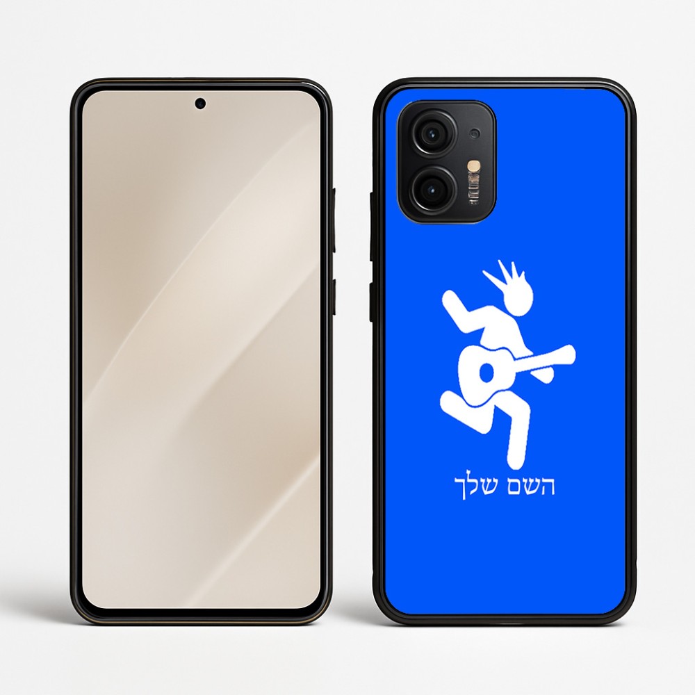 כיסוי בעיצוב אישי עם השם שלך לדגם - Motorola Edge 50 Neo 5G בעיצוב נגן גיטרה