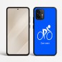 כיסוי בעיצוב אישי עם השם שלך לדגם - Motorola Edge 50 Neo 5G בעיצוב אופניים אולימפיים