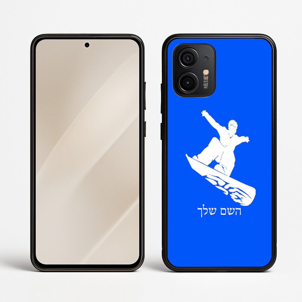 כיסוי בעיצוב אישי עם השם שלך לדגם - Motorola Edge 50 Neo 5G בעיצוב סנובורדיסט