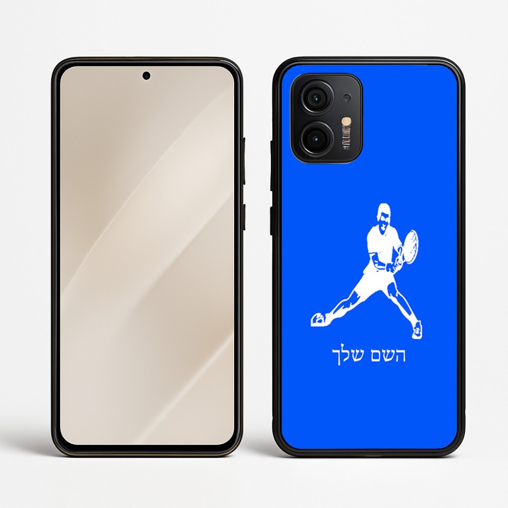 כיסוי בעיצוב אישי עם השם שלך לדגם - Motorola Edge 50 Neo 5G בעיצוב שחקן טניס
