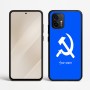 כיסוי בעיצוב אישי עם השם שלך לדגם - Motorola Edge 50 Neo 5G בעיצוב פטיש ומגל