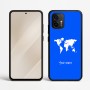 כיסוי בעיצוב אישי עם השם שלך לדגם - Motorola Edge 50 Neo 5G בעיצוב מפת העולם
