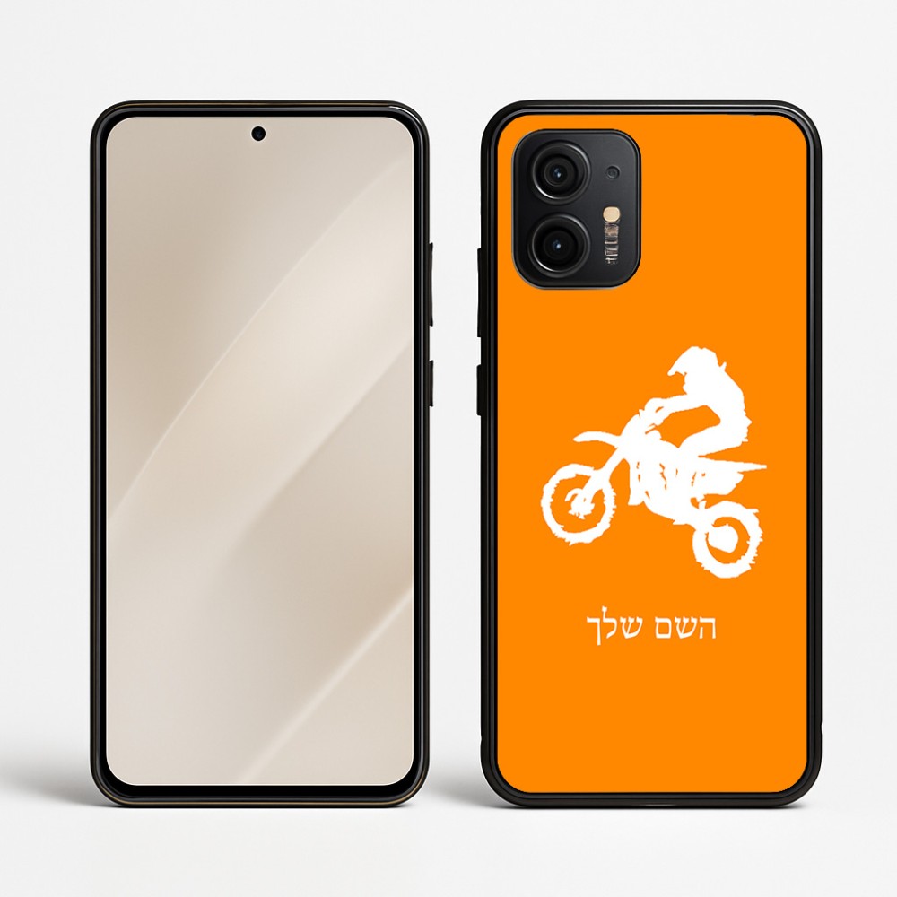 כיסוי בעיצוב אישי עם השם שלך לדגם - Motorola Edge 50 Neo 5G בעיצוב מוטוקרוס