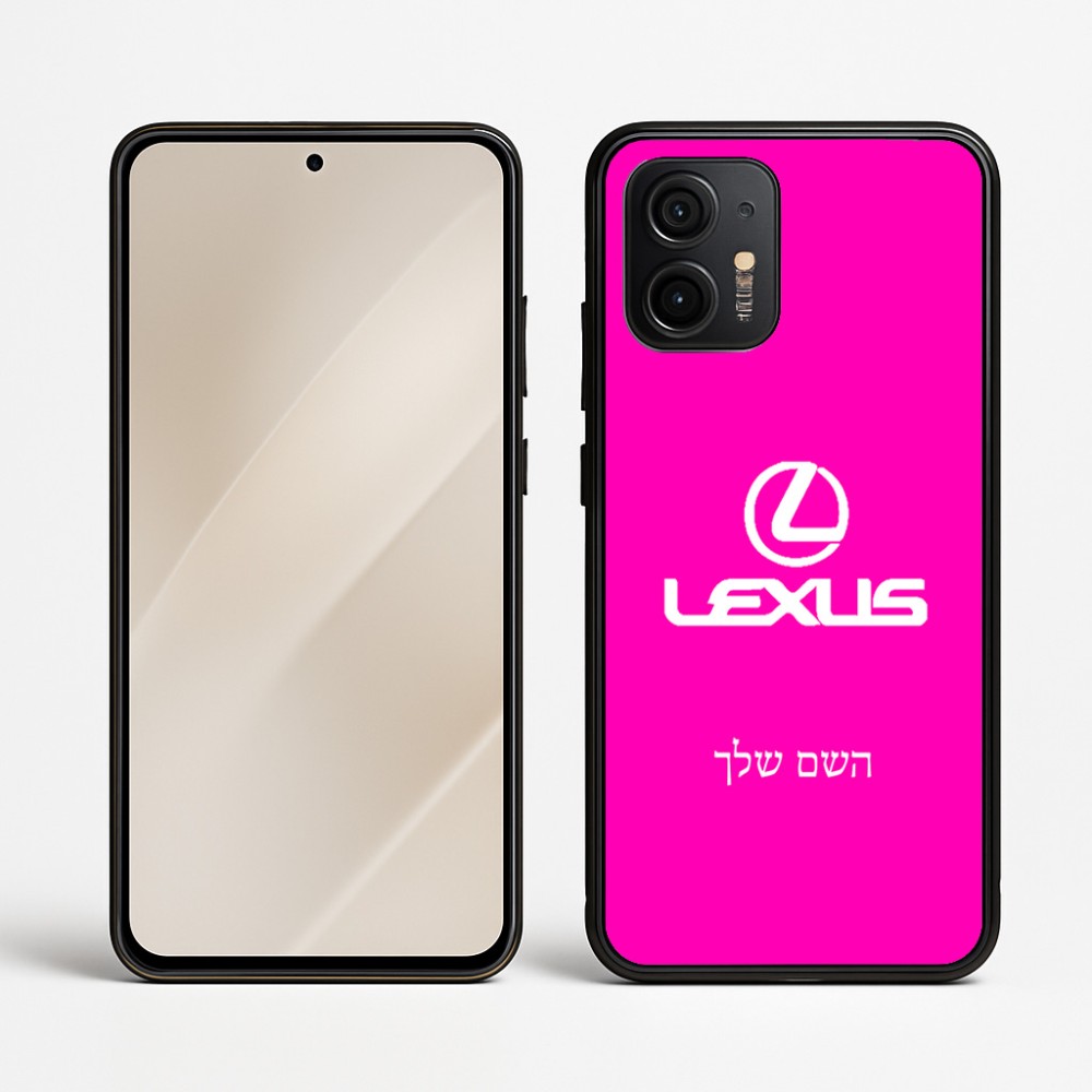 כיסוי בעיצוב אישי עם השם שלך לדגם - Motorola Edge 50 Neo 5G בעיצוב לקסוס