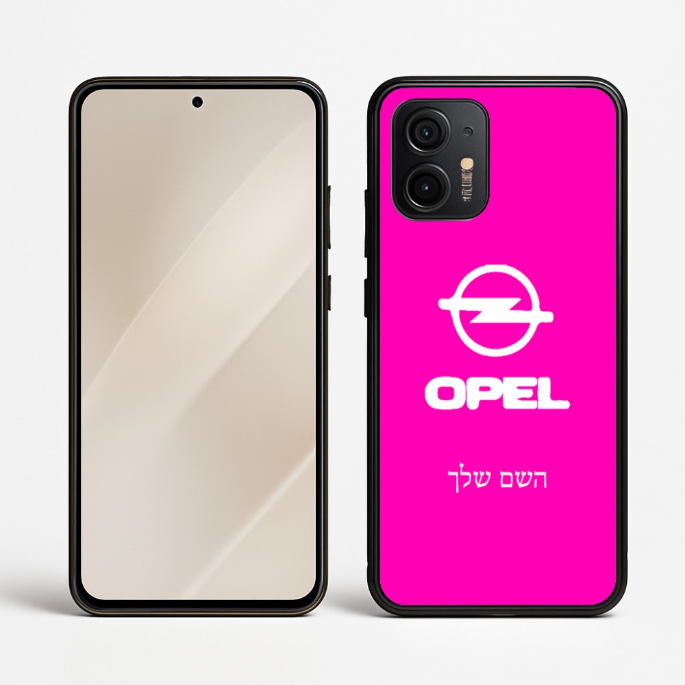 כיסוי בעיצוב אישי עם השם שלך לדגם - Motorola Edge 50 Neo 5G בעיצוב אופל
