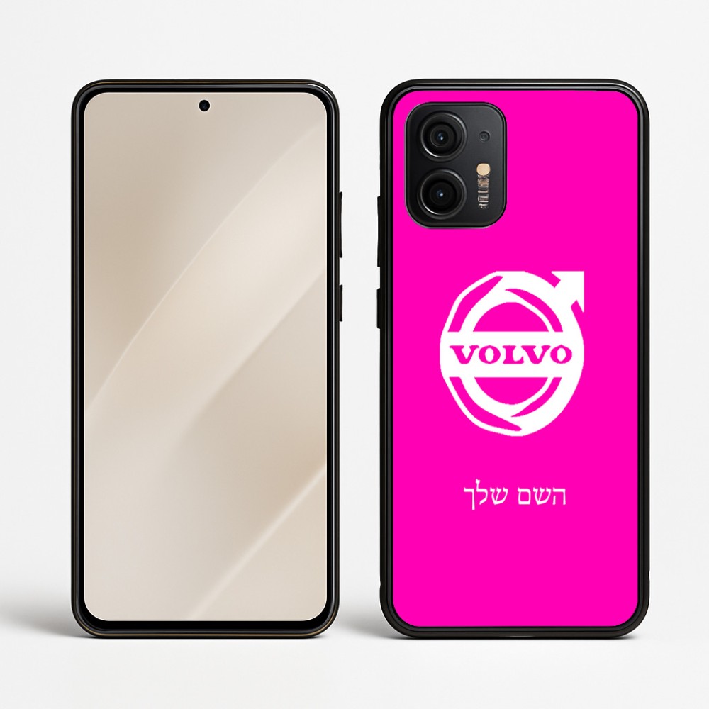 כיסוי בעיצוב אישי עם השם שלך לדגם - Motorola Edge 50 Neo 5G בעיצוב וולוו