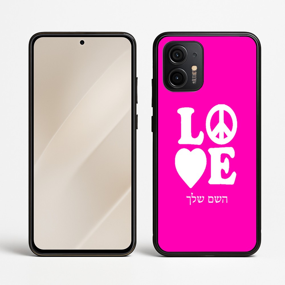 כיסוי בעיצוב אישי עם השם שלך לדגם - Motorola Edge 50 Neo 5G בעיצוב אהבה