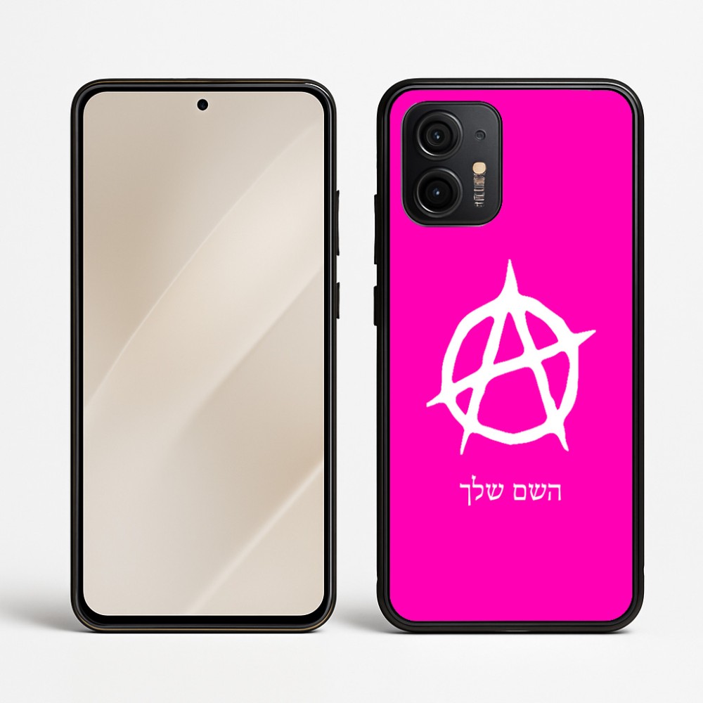 כיסוי בעיצוב אישי עם השם שלך לדגם - Motorola Edge 50 Neo 5G בעיצוב אנרכיה