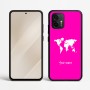 כיסוי בעיצוב אישי עם השם שלך לדגם - Motorola Edge 50 Neo 5G בעיצוב מפת העולם