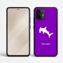 כיסוי בעיצוב אישי עם השם שלך לדגם - Motorola Edge 50 Neo 5G בעיצוב כריש ראש פטיש
