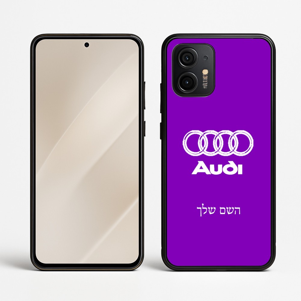 כיסוי בעיצוב אישי עם השם שלך לדגם - Motorola Edge 50 Neo 5G בעיצוב אאודי