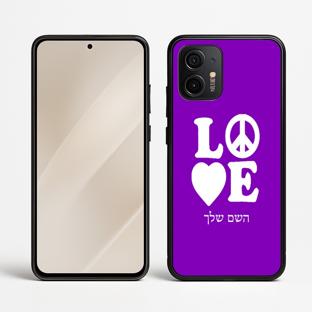 כיסוי בעיצוב אישי עם השם שלך לדגם - Motorola Edge 50 Neo 5G בעיצוב אהבה