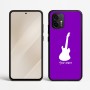כיסוי בעיצוב אישי עם השם שלך לדגם - Motorola Edge 50 Neo 5G בעיצוב גיטרה