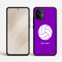 כיסוי בעיצוב אישי עם השם שלך לדגם - Motorola Edge 50 Neo 5G בעיצוב כדור כדורעף