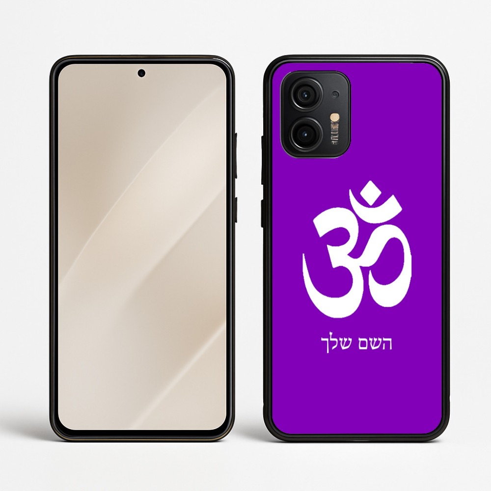 כיסוי בעיצוב אישי עם השם שלך לדגם - Motorola Edge 50 Neo 5G בעיצוב סמל אום