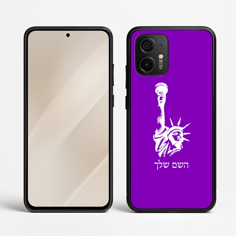כיסוי בעיצוב אישי עם השם שלך לדגם - Motorola Edge 50 Neo 5G בעיצוב פסל החירות