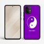 כיסוי בעיצוב אישי עם השם שלך לדגם - Motorola Edge 50 Neo 5G בעיצוב סמל יינג יאנג