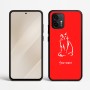 כיסוי בעיצוב אישי עם השם שלך לדגם - Motorola Edge 50 Neo 5G בעיצוב חתול