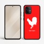 כיסוי בעיצוב אישי עם השם שלך לדגם - Motorola Edge 50 Neo 5G בעיצוב תרנגול