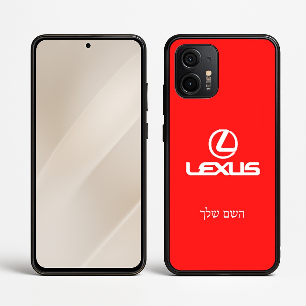 כיסוי בעיצוב אישי עם השם שלך לדגם - Motorola Edge 50 Neo 5G בעיצוב לקסוס