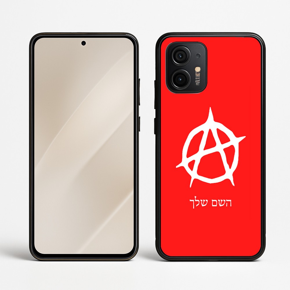 כיסוי בעיצוב אישי עם השם שלך לדגם - Motorola Edge 50 Neo 5G בעיצוב אנרכיה