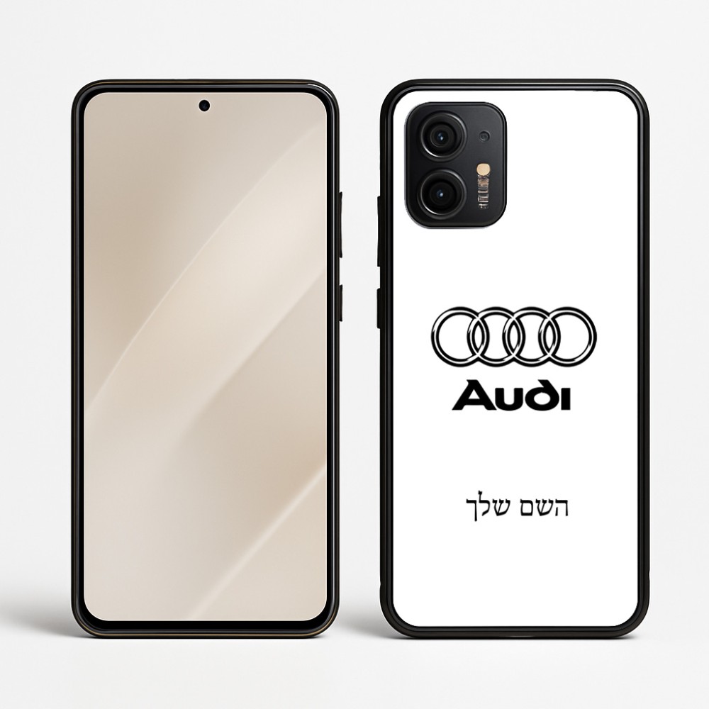 כיסוי בעיצוב אישי עם השם שלך לדגם - Motorola Edge 50 Neo 5G בעיצוב אאודי