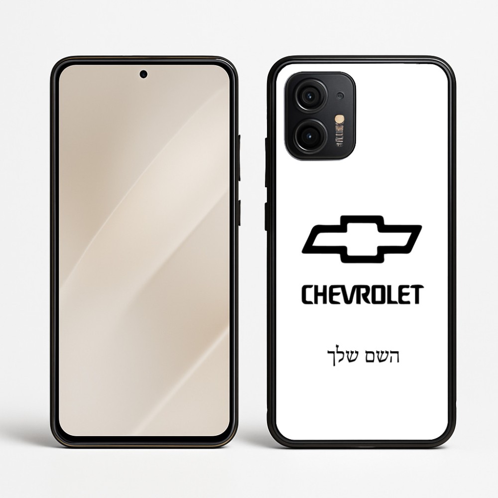 כיסוי בעיצוב אישי עם השם שלך לדגם - Motorola Edge 50 Neo 5G בעיצוב שברולט