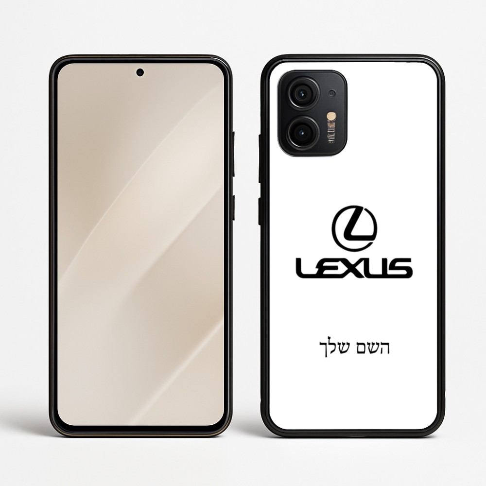 כיסוי בעיצוב אישי עם השם שלך לדגם - Motorola Edge 50 Neo 5G בעיצוב לקסוס