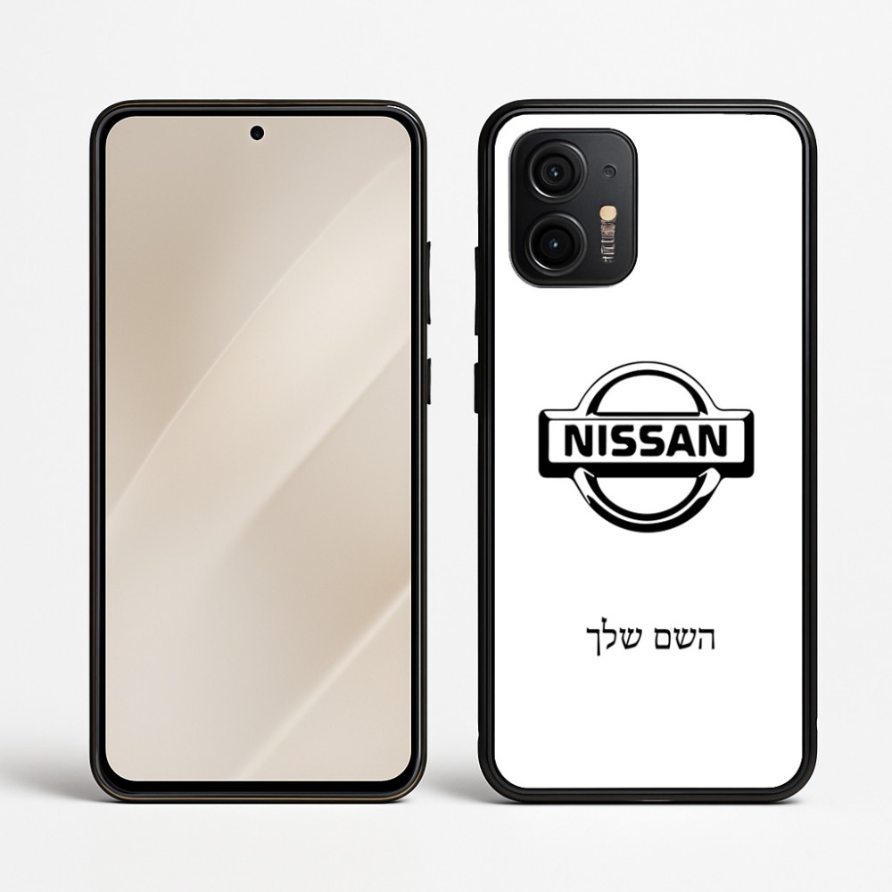 כיסוי בעיצוב אישי עם השם שלך לדגם - Motorola Edge 50 Neo 5G בעיצוב ניסאן