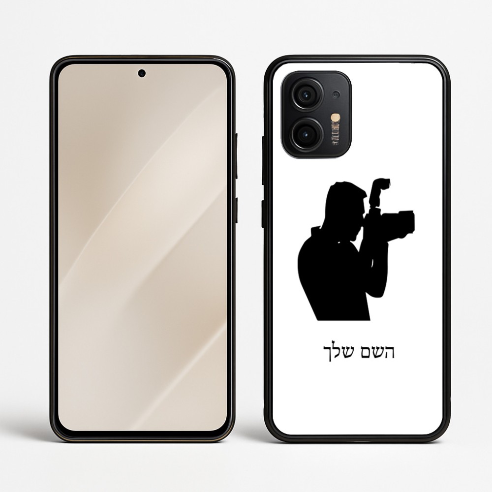 כיסוי בעיצוב אישי עם השם שלך לדגם - Motorola Edge 50 Neo 5G בעיצוב צלם - גברים