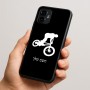 כיסוי בעיצוב אישי עם השם שלך לדגם - Motorola Edge 50 Neo 5G בעיצוב רוכב אופניים
