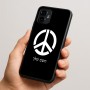 כיסוי בעיצוב אישי עם השם שלך לדגם - Motorola Edge 50 Neo 5G בעיצוב סמל השלום