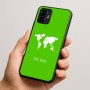 כיסוי בעיצוב אישי עם השם שלך לדגם - Motorola Edge 50 Neo 5G בעיצוב מפת העולם