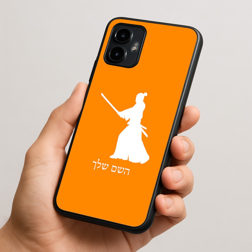 כיסוי בעיצוב אישי עם השם שלך לדגם - Motorola Edge 50 Neo 5G בעיצוב סמוראי