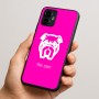 כיסוי בעיצוב אישי עם השם שלך לדגם - Motorola Edge 50 Neo 5G בעיצוב פרצוף בולדוג